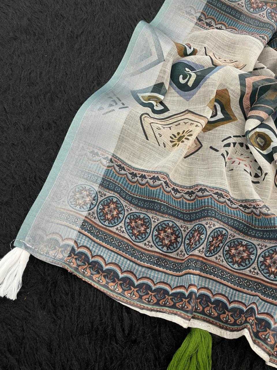 Ynf Cotton RIN231 ANKITA LILEN Sarees Wholesale Zari Border Sarees Manufacturer
