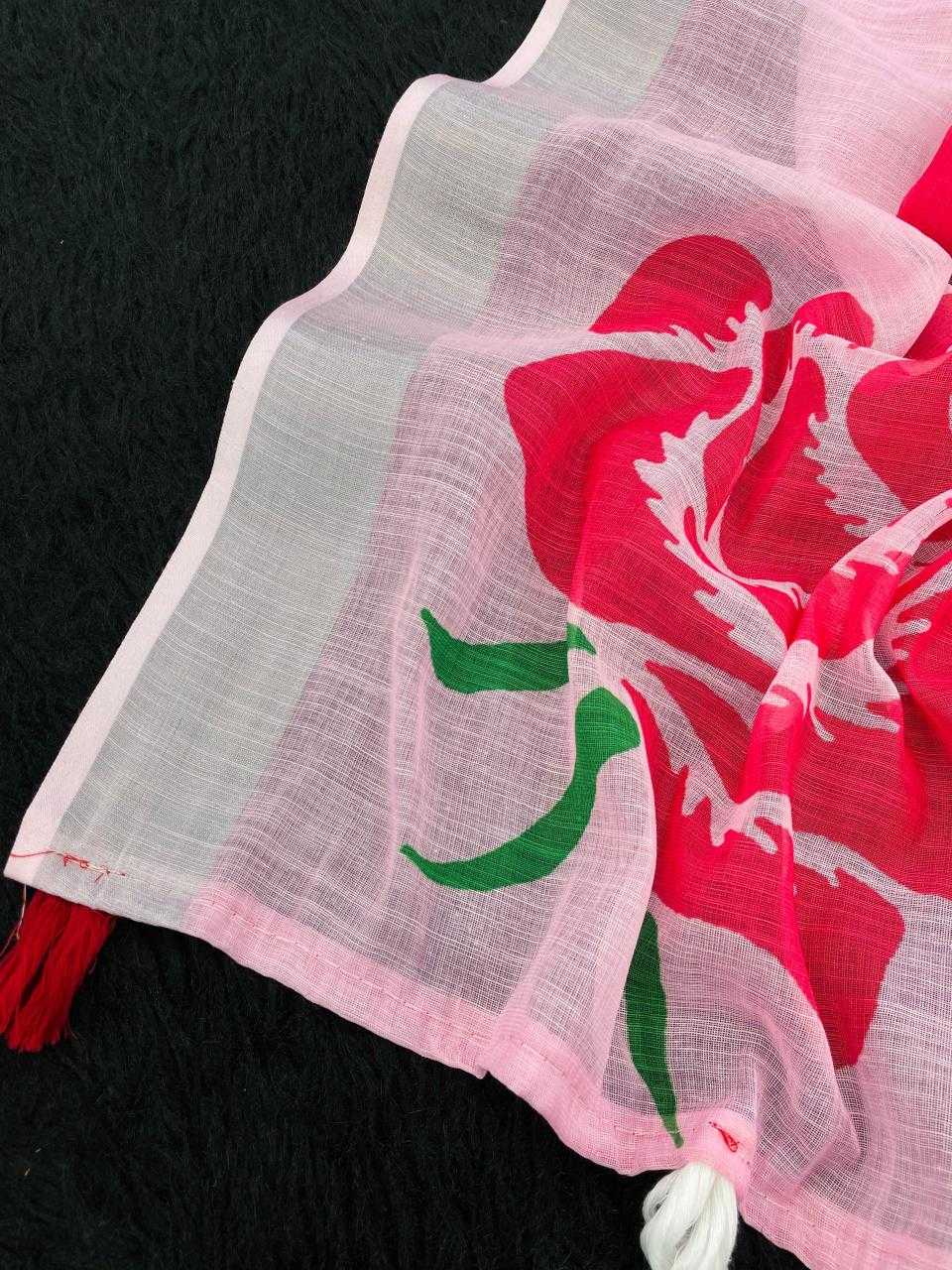 Ynf Cotton RIN231 ANKITA LILEN Sarees Wholesale Zari Border Sarees Manufacturer