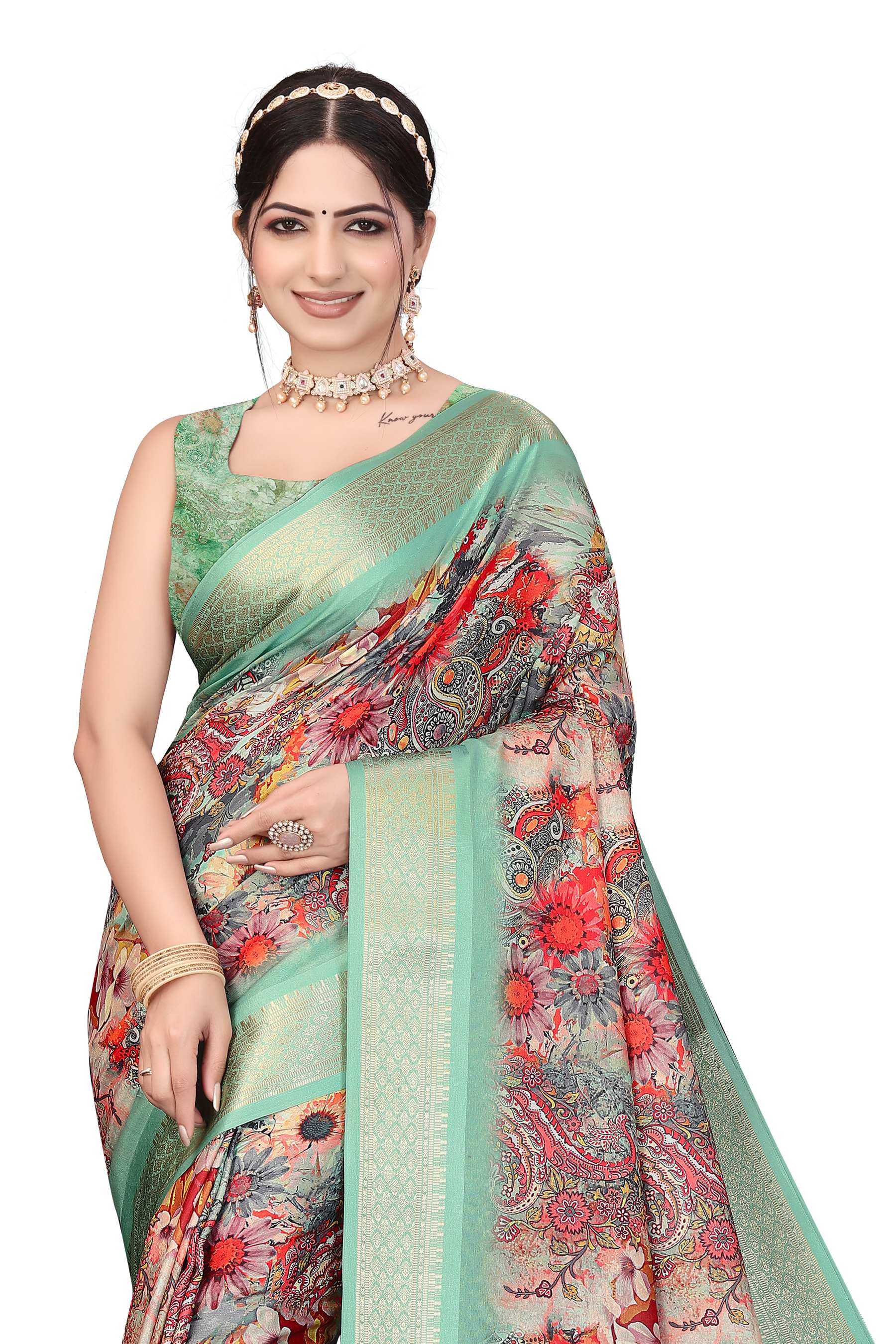 Ynf Cotton RIN231 AXALI-2 DIGITAL Sarees Wholesale Designer Sarees Embroidered Sarees Cotton Sarees Manufacturer