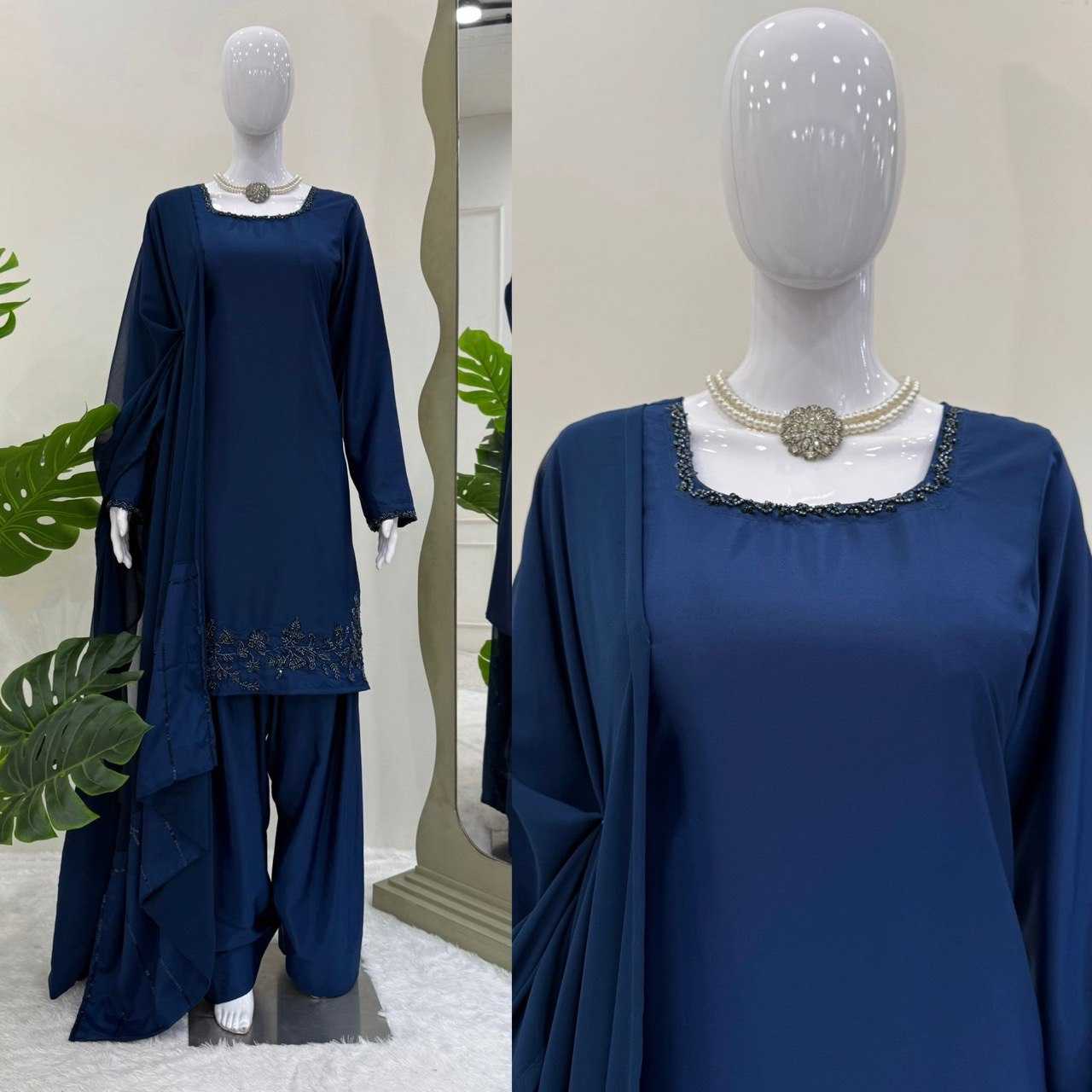 Ynf Crepe RIN162 5886 Suits & Dresses Wholesale Ladies Suits Party wear suits Designer Suits Manufacturer