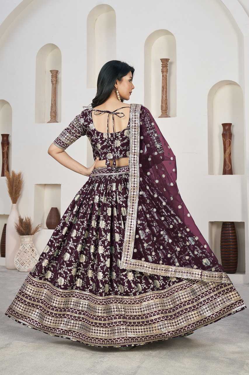 Ynf Dola Silk Jacquard RIN227 1019 Lehengas Wholesale Designer Lehenga Traditional Lehenga Bridal Lehenga Manufacturer