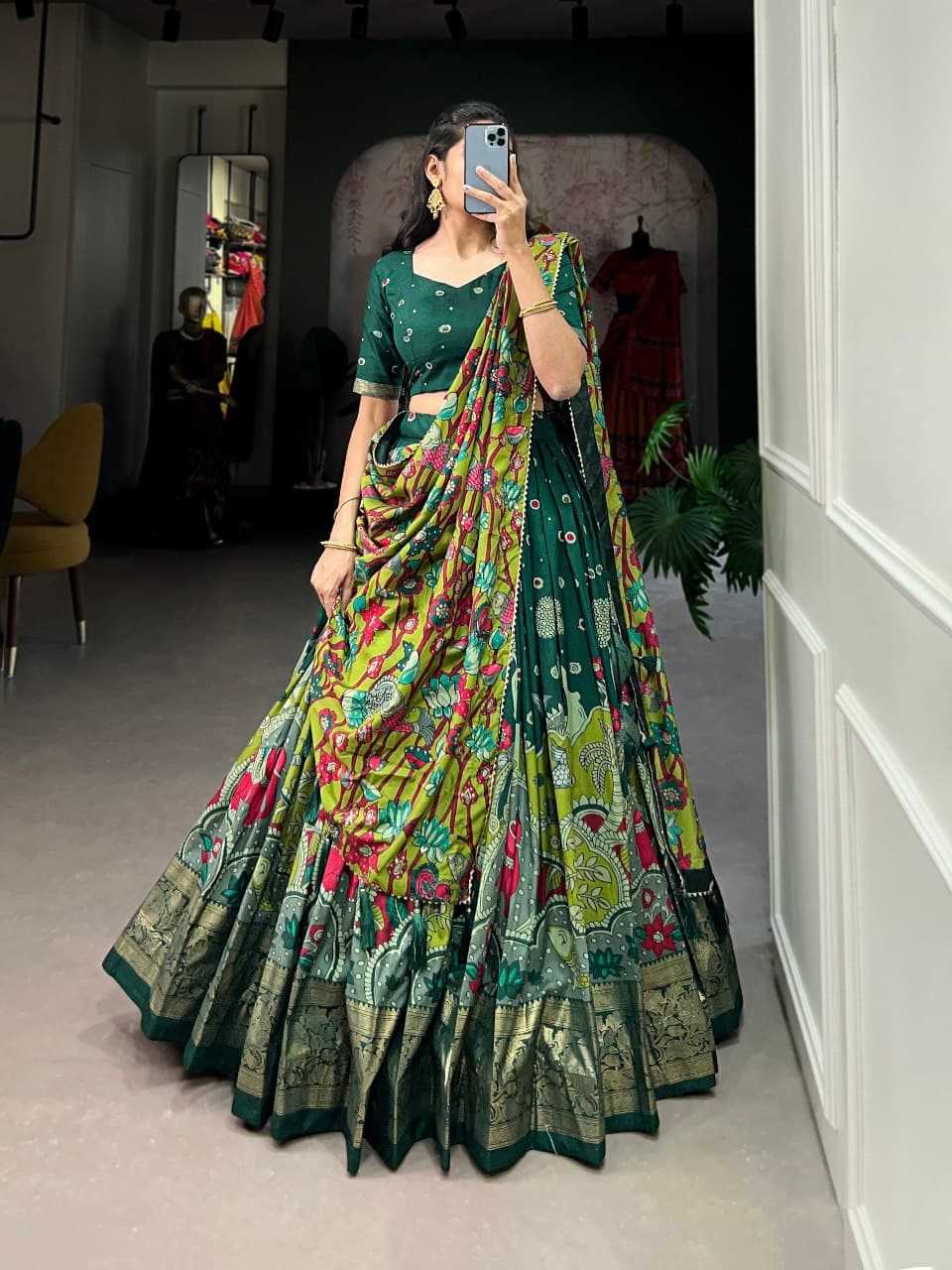 Ynf Dola Silk KESH495 401 Lehengas Festive Collections Wholesale Fancy Lehenga Traditional Lehenga Navratri Chaniya Choli Manufacturer