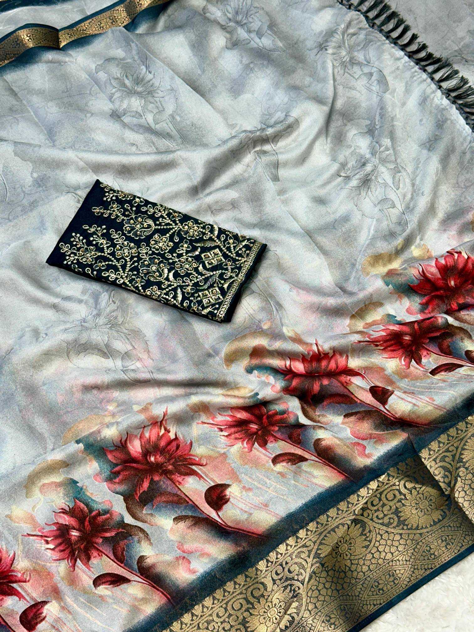 Ynf Dola Silk RIN209 MISS Silk Sarees Wedding Collections Wholesale Dola Silk Sarees Printed Silk Saree Silk Sarees For Weddings Manufacturer