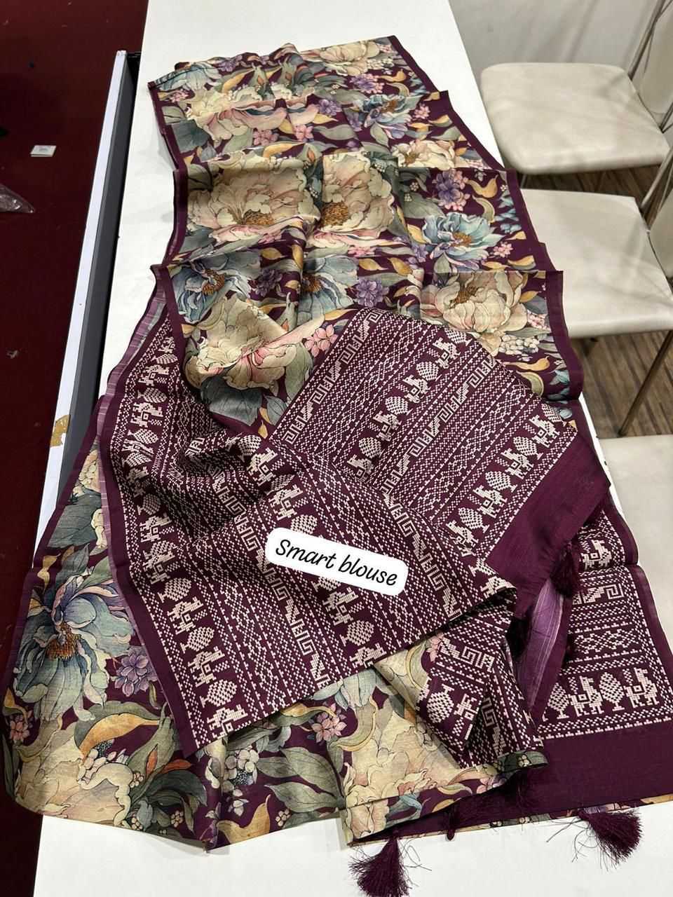 Ynf Fancy KESH484 pallu Kalamkari Sarees Wholesale Designer Sarees Kalamkari Sarees Tussar Sarees Manufacturer