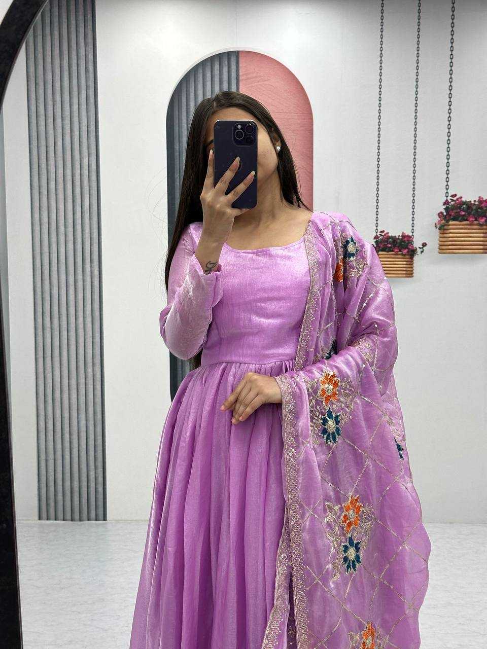 Ynf Fancy KESH497 241 Gowns Wholesale Fancy Gowns Long Gowns Silk Gowns Manufacturer