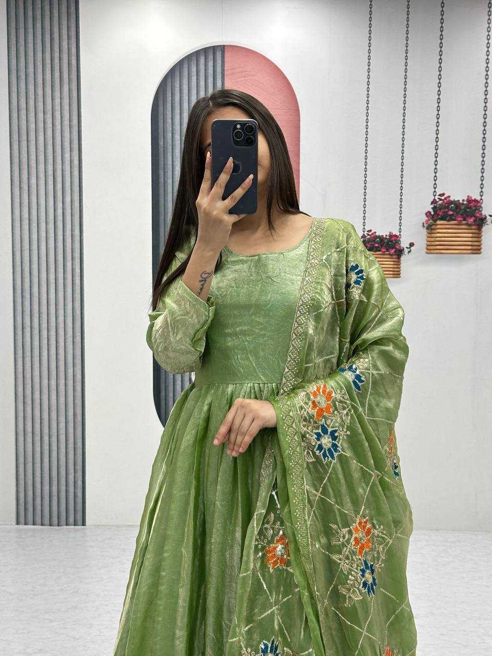 Ynf Fancy KESH497 241 Gowns Wholesale Fancy Gowns Long Gowns Silk Gowns Manufacturer