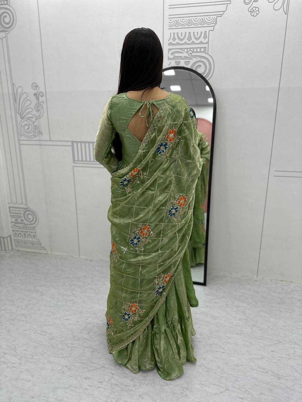 Ynf Fancy KESH497 241 Gowns Wholesale Fancy Gowns Long Gowns Silk Gowns Manufacturer