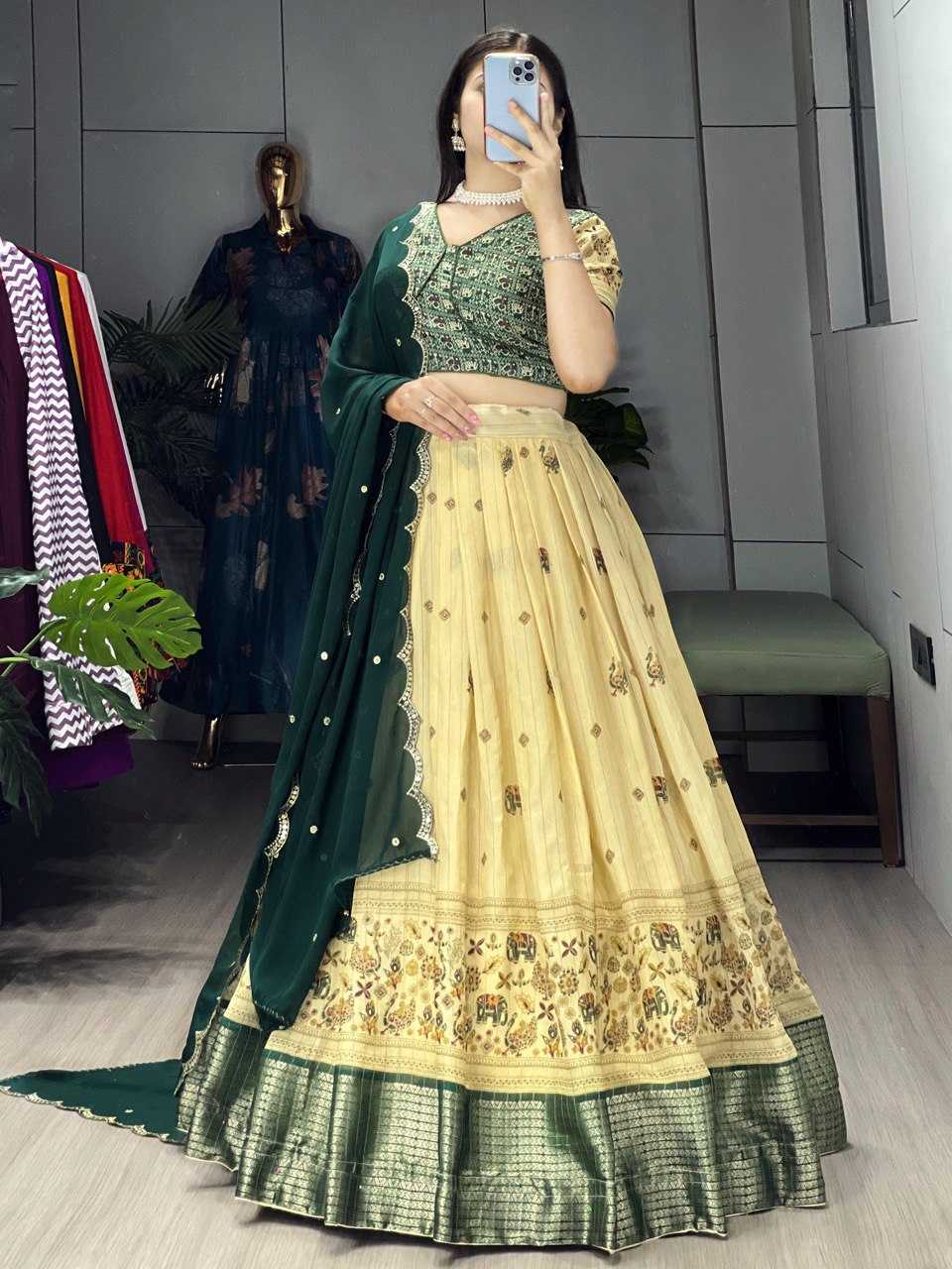 Ynf Fancy RIN119 9035 Lehengas Wholesale Fancy Lehenga Traditional Lehenga Silk Lehenga Manufacturer