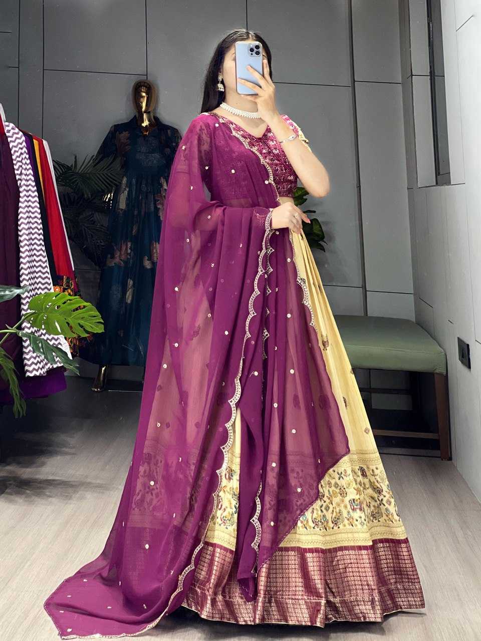Ynf Fancy RIN119 9035 Lehengas Wholesale Fancy Lehenga Traditional Lehenga Silk Lehenga Manufacturer
