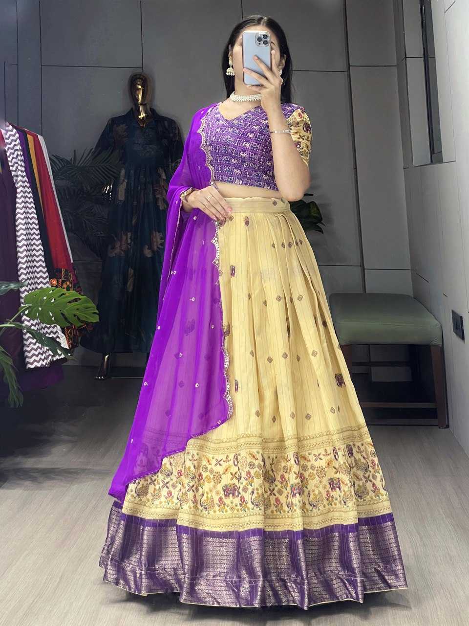 Ynf Fancy RIN119 9035 Lehengas Wholesale Fancy Lehenga Traditional Lehenga Silk Lehenga Manufacturer