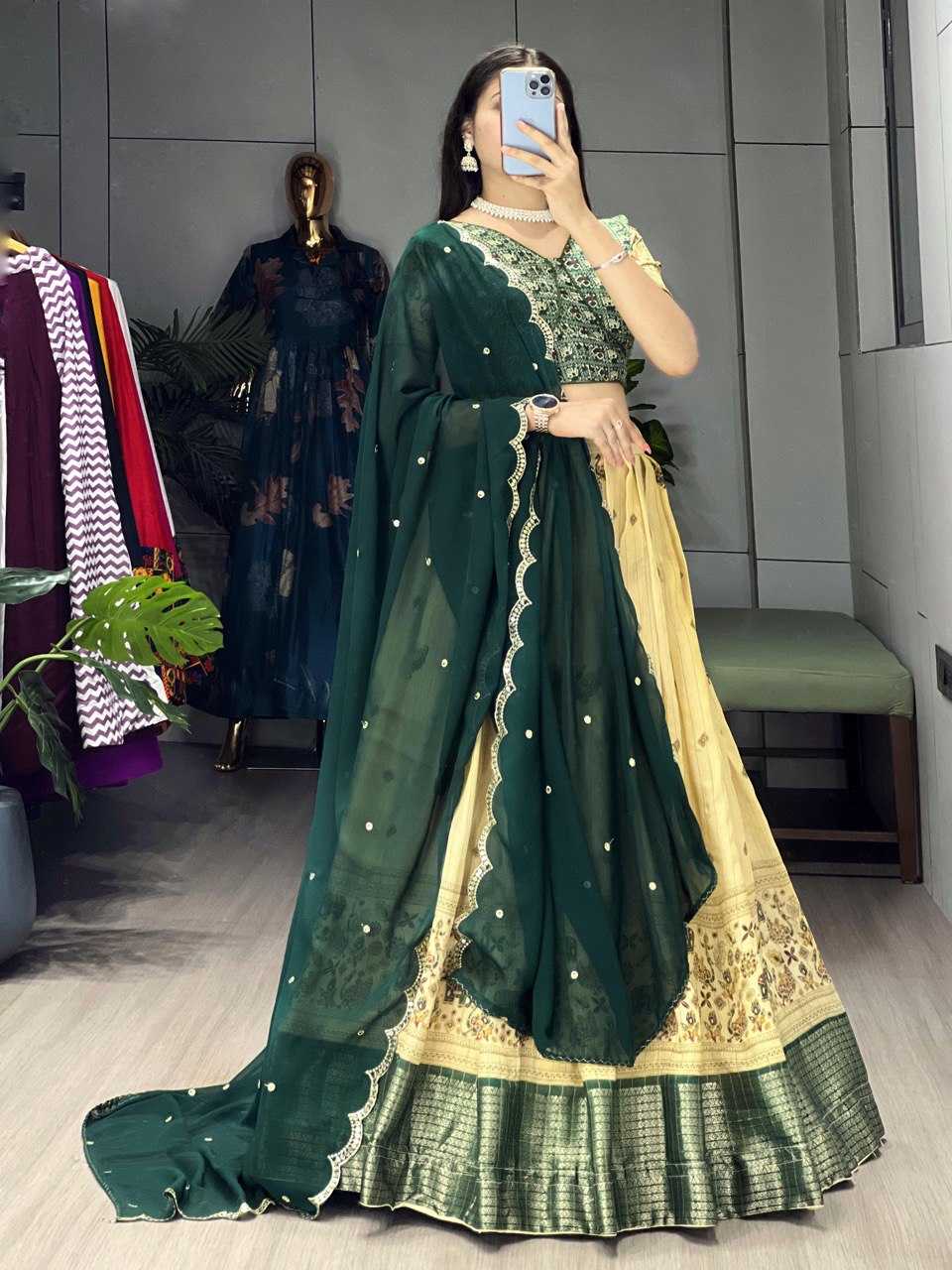 Ynf Fancy RIN119 9035 Lehengas Wholesale Fancy Lehenga Traditional Lehenga Silk Lehenga Manufacturer