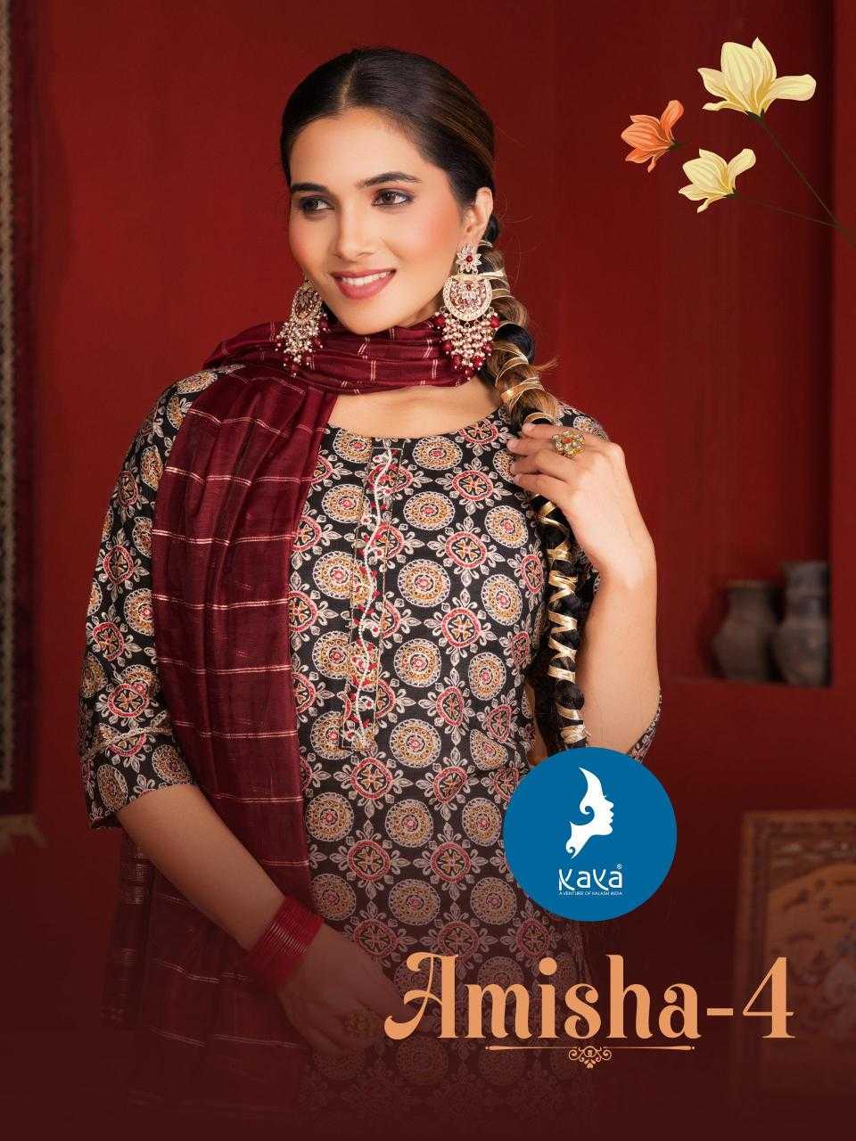 Ynf Fancy RIN190 KAYA-AMISHA-4 Setwise Collections Wholesale Kurtis Catalogs Manufacturer