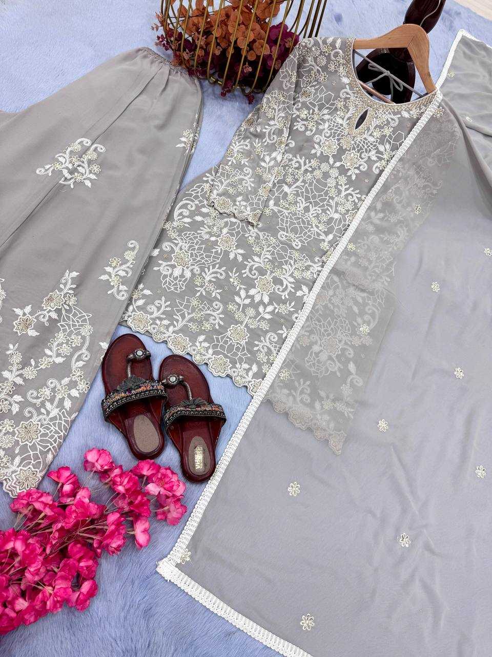 Ynf Faux Georgette KESH141 196 Suits & Dresses Wholesale Embroidery Suits Georgette Suit Designer Suits Manufacturer