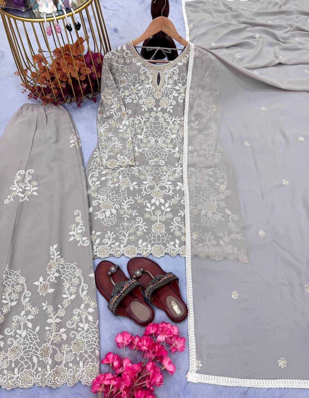 Ynf Faux Georgette KESH141 196 Suits & Dresses Wholesale Embroidery Suits Georgette Suit Designer Suits Manufacturer
