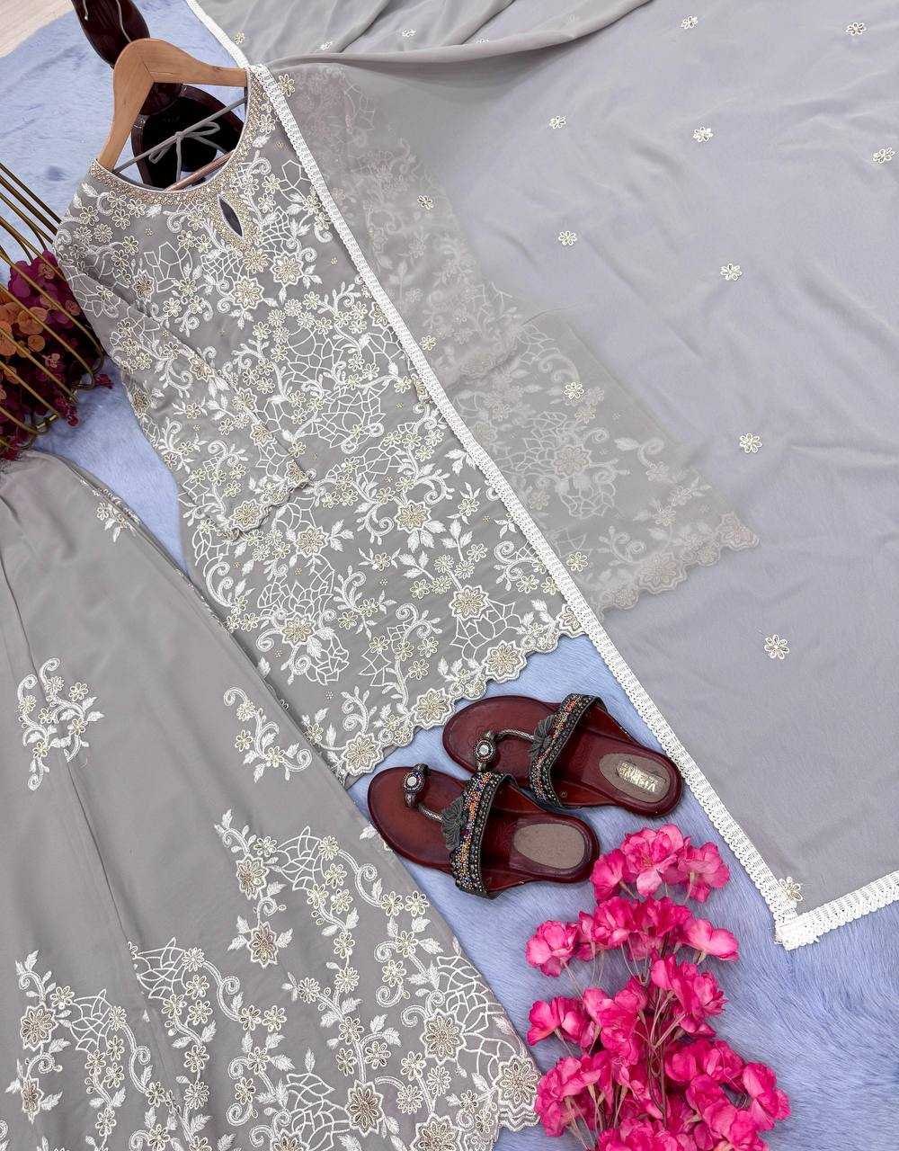 Ynf Faux Georgette KESH141 196 Suits & Dresses Wholesale Embroidery Suits Georgette Suit Designer Suits Manufacturer