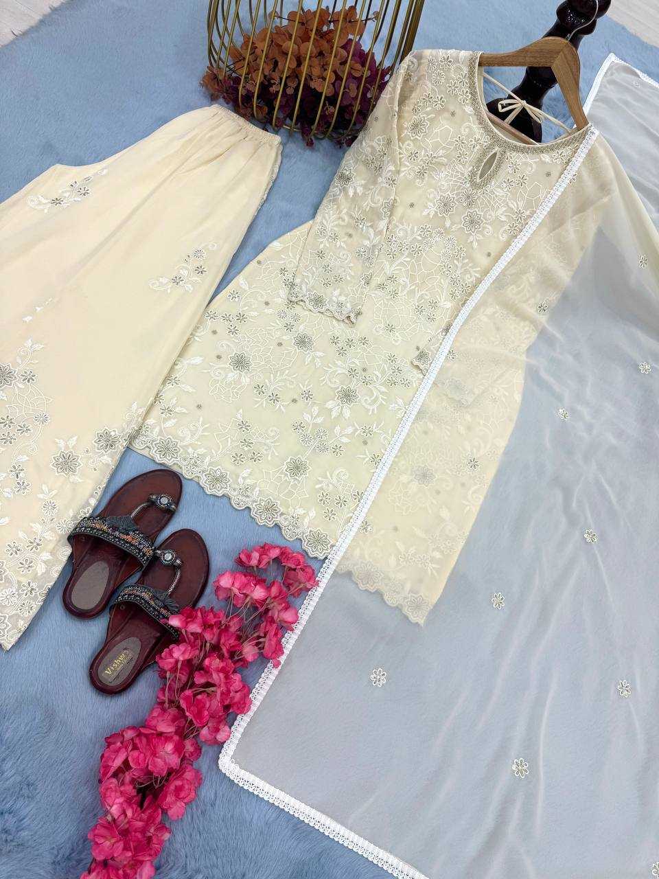 Ynf Faux Georgette KESH141 196 Suits & Dresses Wholesale Embroidery Suits Georgette Suit Designer Suits Manufacturer