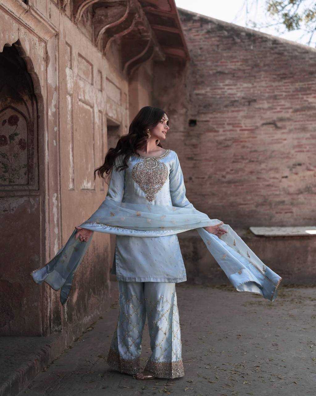 Ynf Faux Georgette KESH159 599 Suits & Dresses Wholesale Palazzo Suit Georgette Suit Wedding Suits Manufacturer