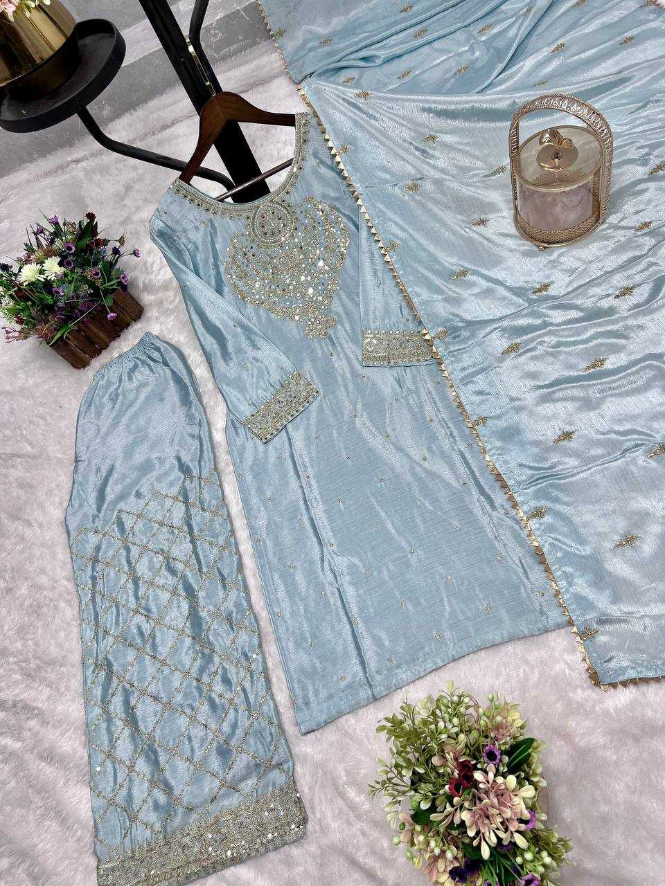 Ynf Faux Georgette KESH159 599 Suits & Dresses Wholesale Palazzo Suit Georgette Suit Wedding Suits Manufacturer