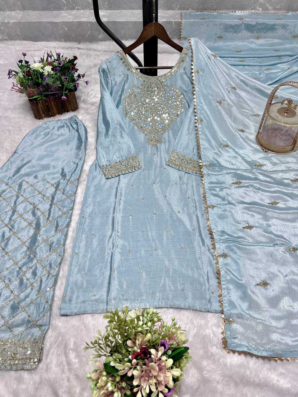 Ynf Faux Georgette KESH159 599 Suits & Dresses Wholesale Palazzo Suit Georgette Suit Wedding Suits Manufacturer