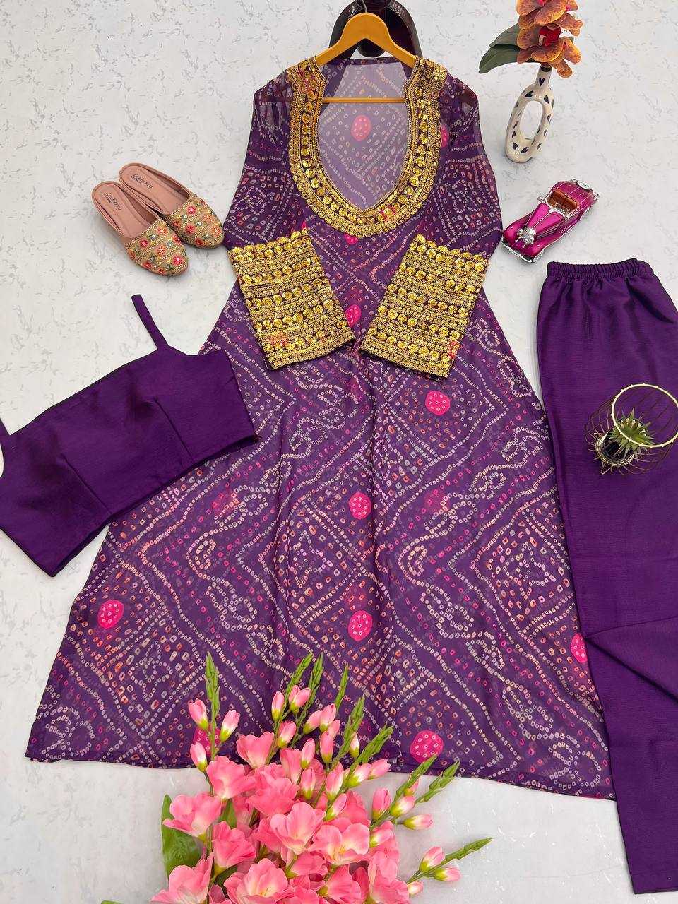 Ynf Faux Georgette KESH490 655 Suits & Dresses Wholesale Ladies Suits Printed Suits Embroidery Suits Manufacturer