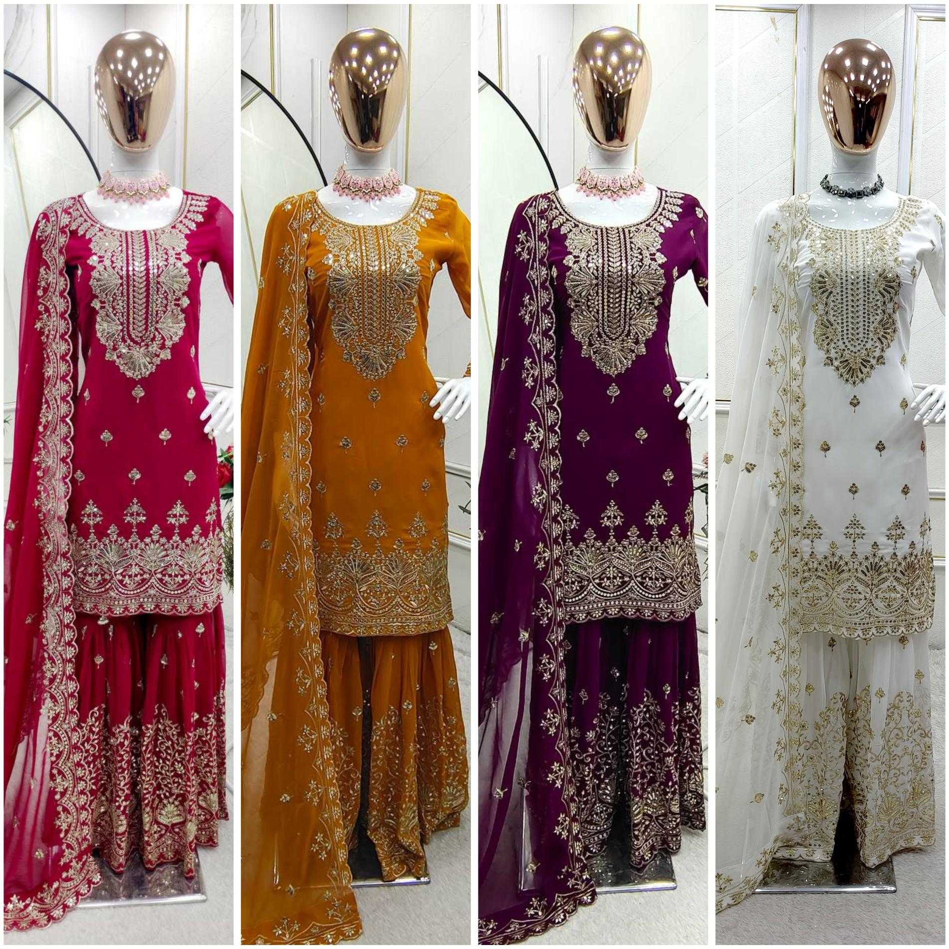 Ynf Faux Georgette KESH506 1171 Suits & Dresses Wholesale Ladies Suits Embroidery Suits Designer Suits Manufacturer