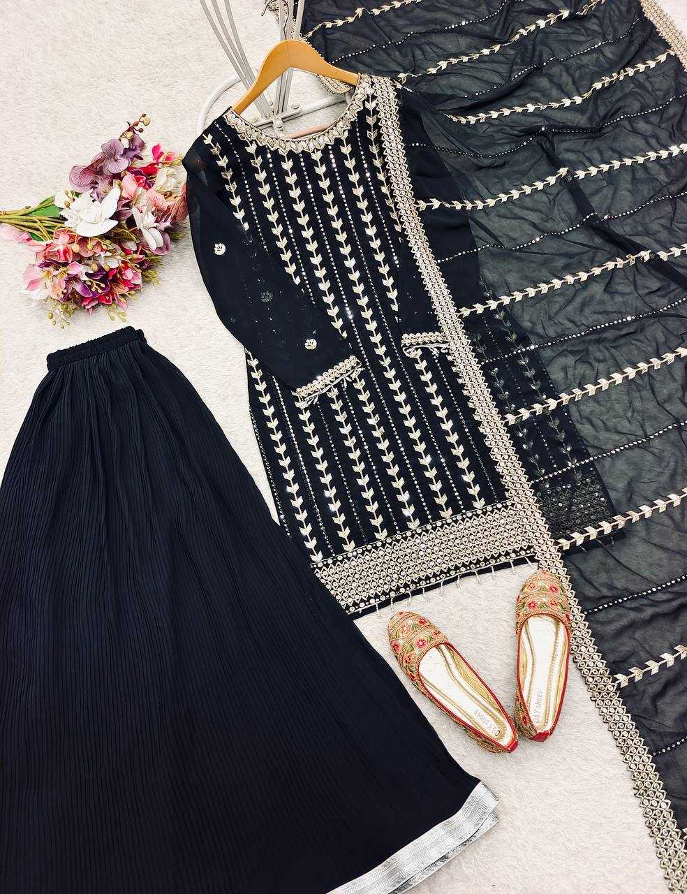 Ynf Faux Georgette KESH506 1185 Suits & Dresses Wholesale Ladies Suits Embroidery Suits Designer Suits Manufacturer