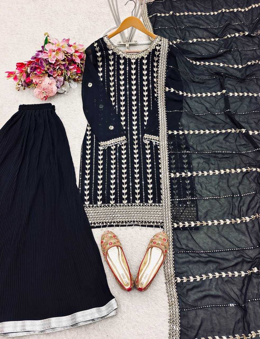 Ynf Faux Georgette KESH506 1185 Suits & Dresses Wholesale Ladies Suits Embroidery Suits Designer Suits Manufacturer