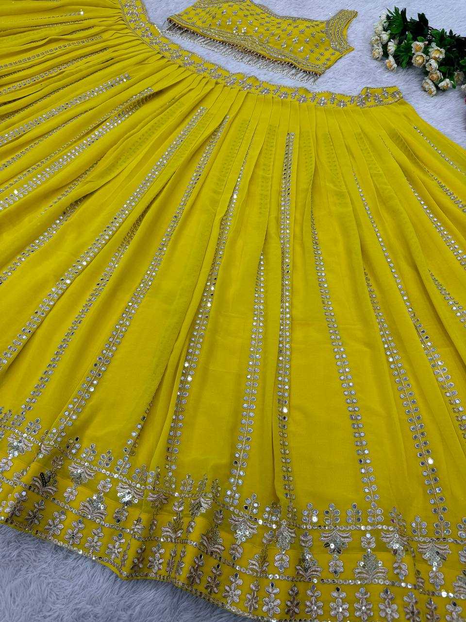 Ynf Faux Georgette KESH512 1028 Lehengas Wholesale Designer Lehenga Fancy Lehenga Embroidered Lehenga Manufacturer