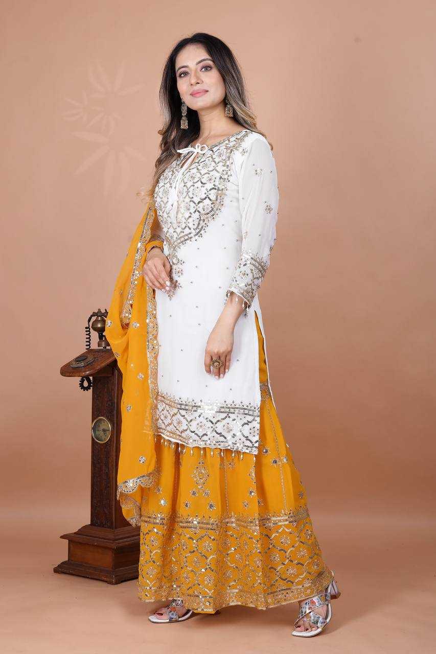 Ynf Faux Georgette RIN197 4764 Suits & Dresses Wholesale Embroidery Suits Palazzo Suit Designer Suits Manufacturer