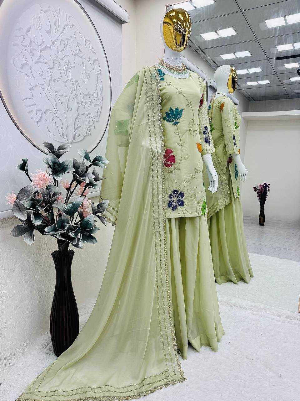 Ynf Georgette KESH490 652 Suits & Dresses Wholesale Embroidery Suits Georgette Suit Designer Suits Manufacturer
