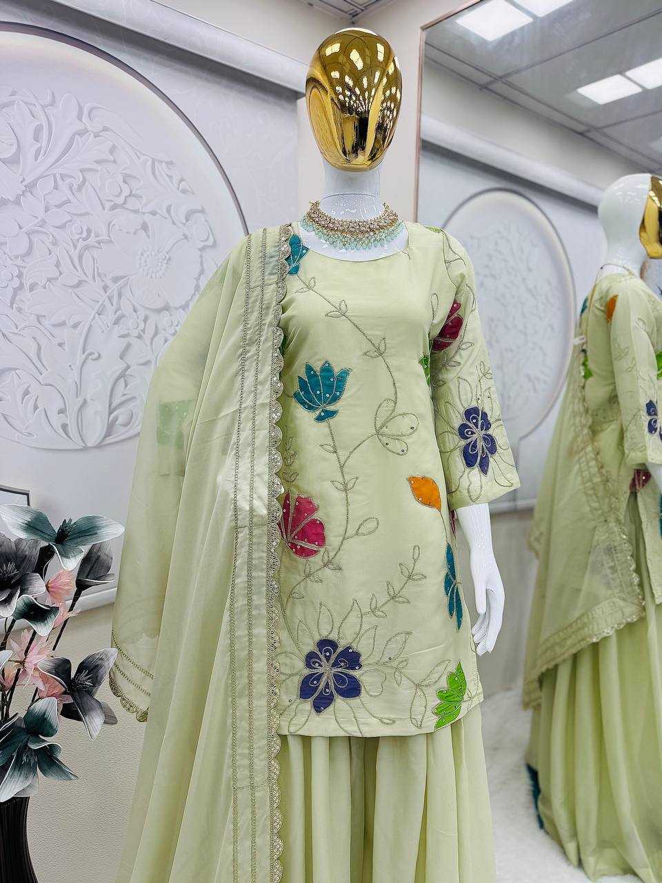 Ynf Georgette KESH490 652 Suits & Dresses Wholesale Embroidery Suits Georgette Suit Designer Suits Manufacturer