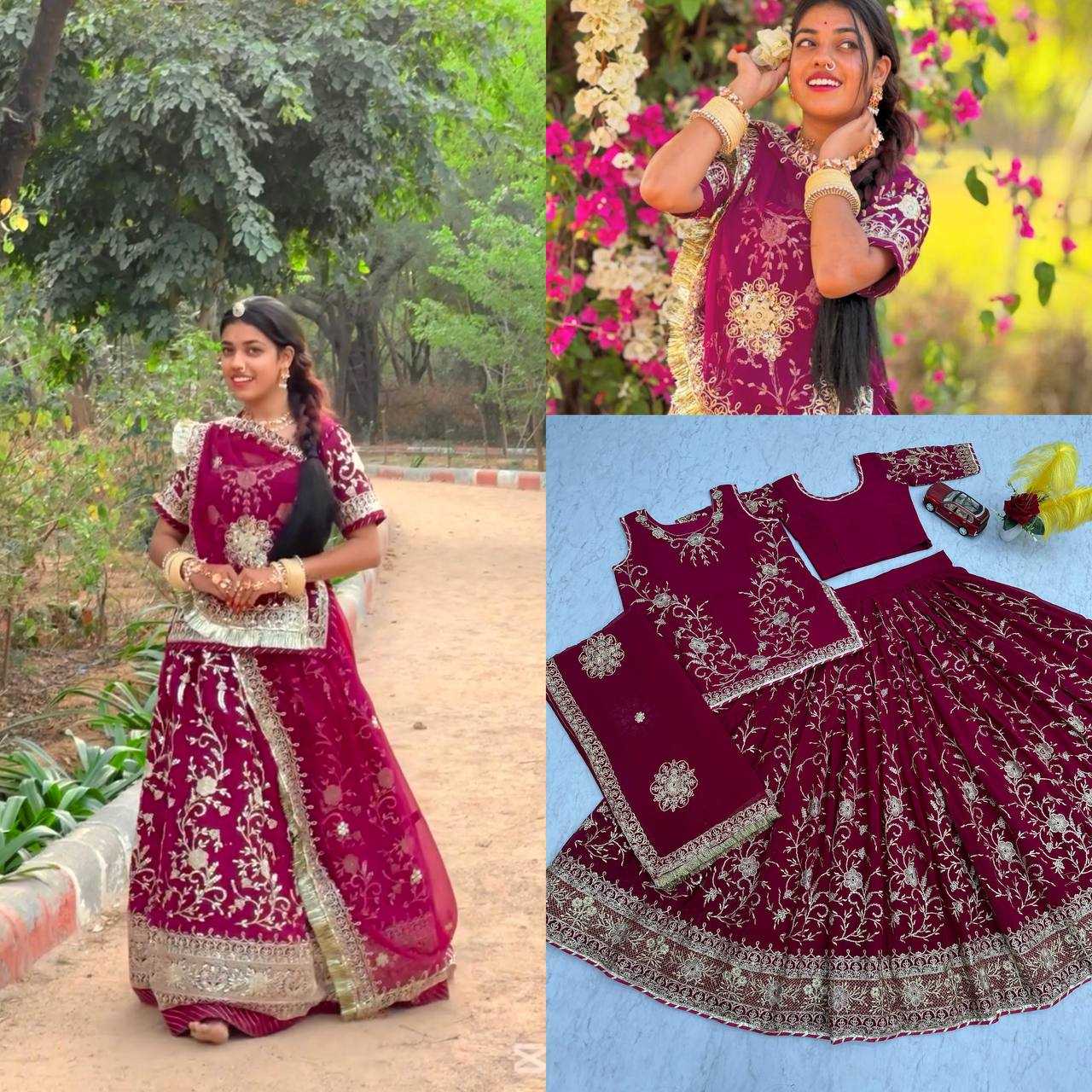 Ynf Georgette KESH496 517 Lehengas Wholesale Georgette Lehenga Darbari Poshak Rajasthani Poshak Manufacturer