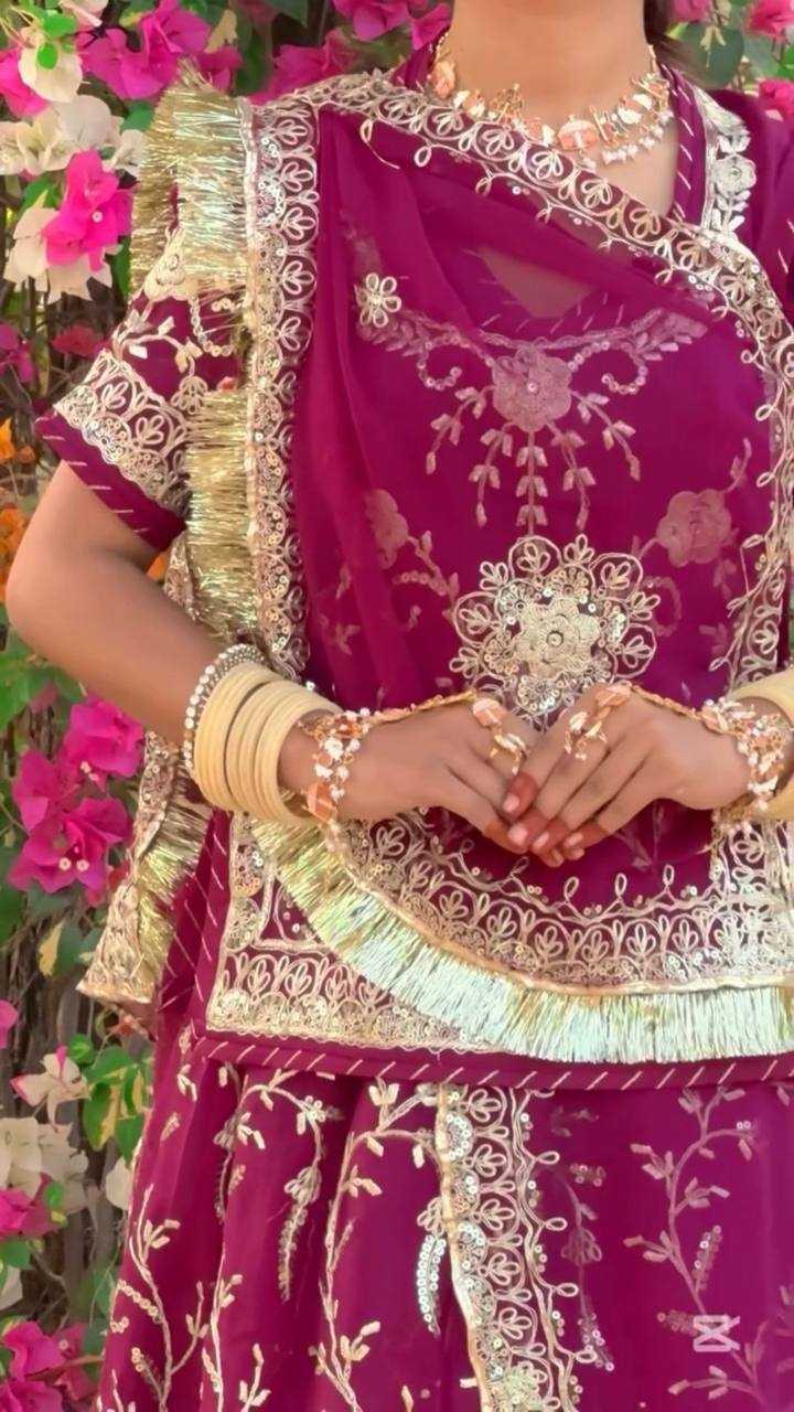 Ynf Georgette KESH496 517 Lehengas Wholesale Georgette Lehenga Darbari Poshak Rajasthani Poshak Manufacturer