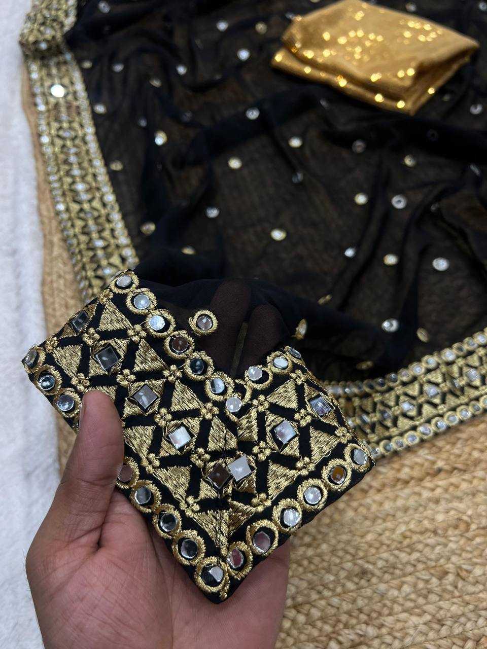 Ynf Georgette KESH509 116 Sarees Wholesale Designer Sarees Fancy Sarees Ladies Sarees Manufacturer