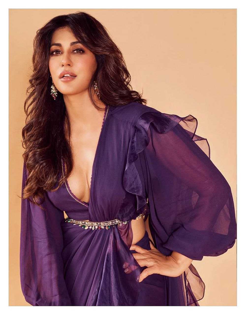 Ynf Georgette KESH516 9260 Sarees Bollywood Collections Wholesale Georgette Sarees Ruffle Sarees Jacqueline Fernandez Sarees Manufacturer