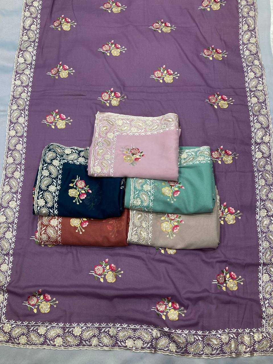 Ynf Georgette RIN188 Anaya1 Sarees Wholesale Party Wear Sarees Fancy Sarees Georgette Sarees Embroidered Sarees Manufacturer