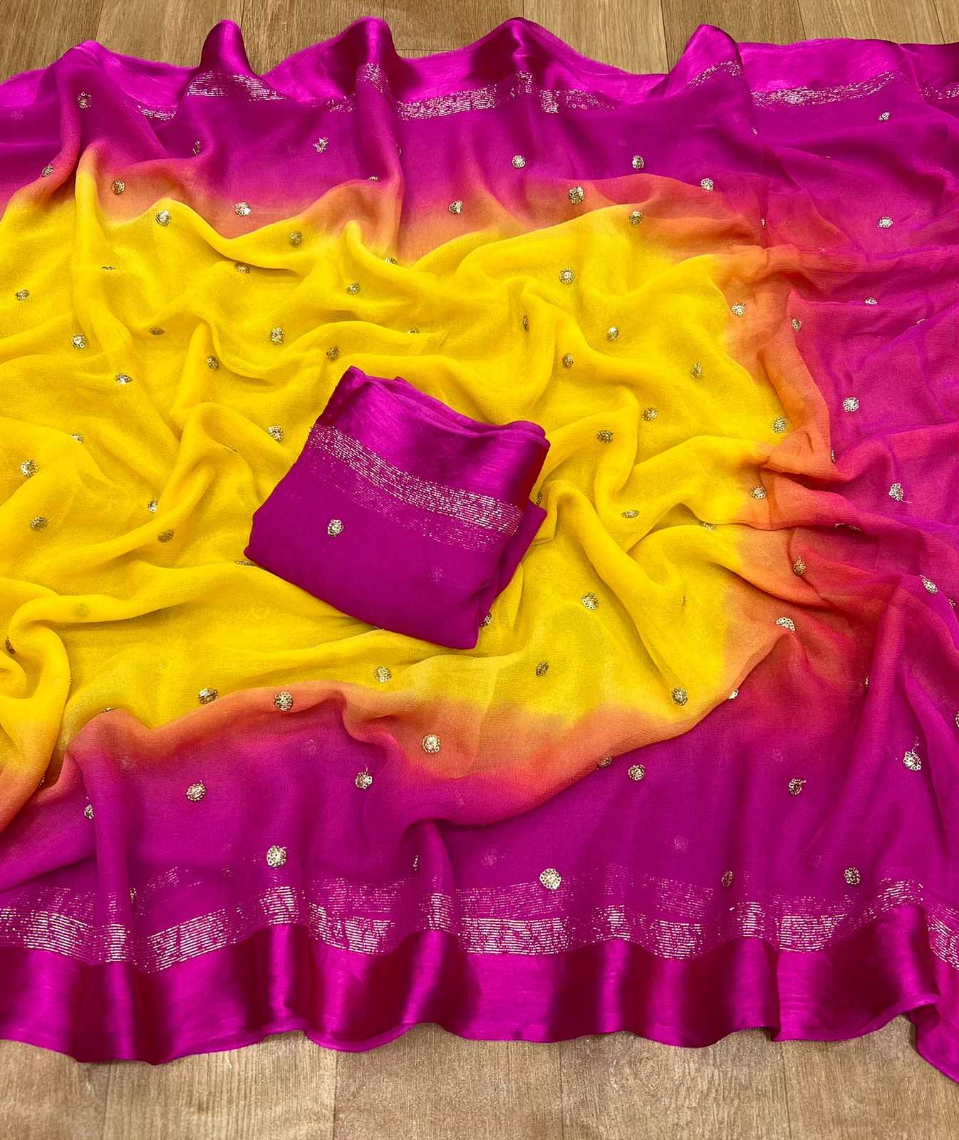 Ynf Georgette RIN198 310 Sarees Wedding Collections Festive Collections Wholesale Georgette Sarees Viscose Saree Satin Sarees Manufacturer