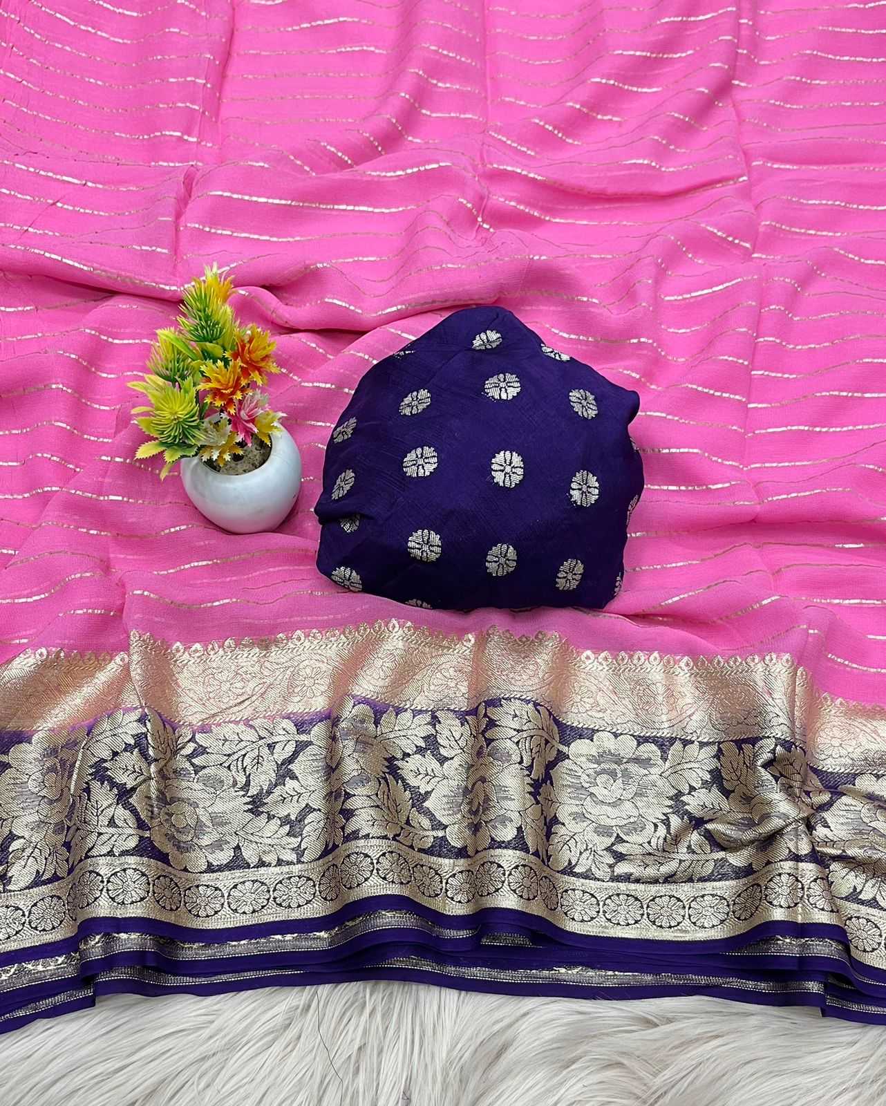 Ynf Georgette RIN198 Best Sarees Wedding Collections Festive Collections Wholesale Fancy Sarees Georgette Sarees Haldi Outfits Manufacturer