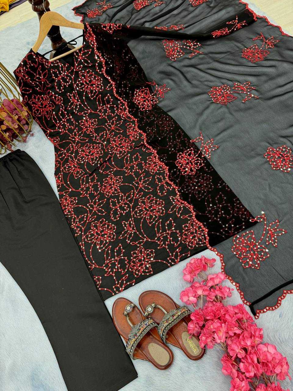 Ynf Heavy Roman Silk KESH141 1110 Suits & Dresses Wholesale Embroidery Suits Designer Suits Silk Suits Manufacturer