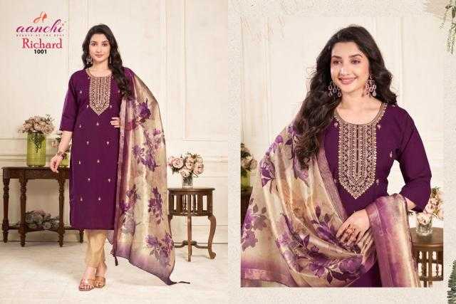 Ynf Heavy Roman Silk RIN190 AANCHI-RICHARD Setwise Collections Wholesale Dresses & Suits Catalogs Manufacturer