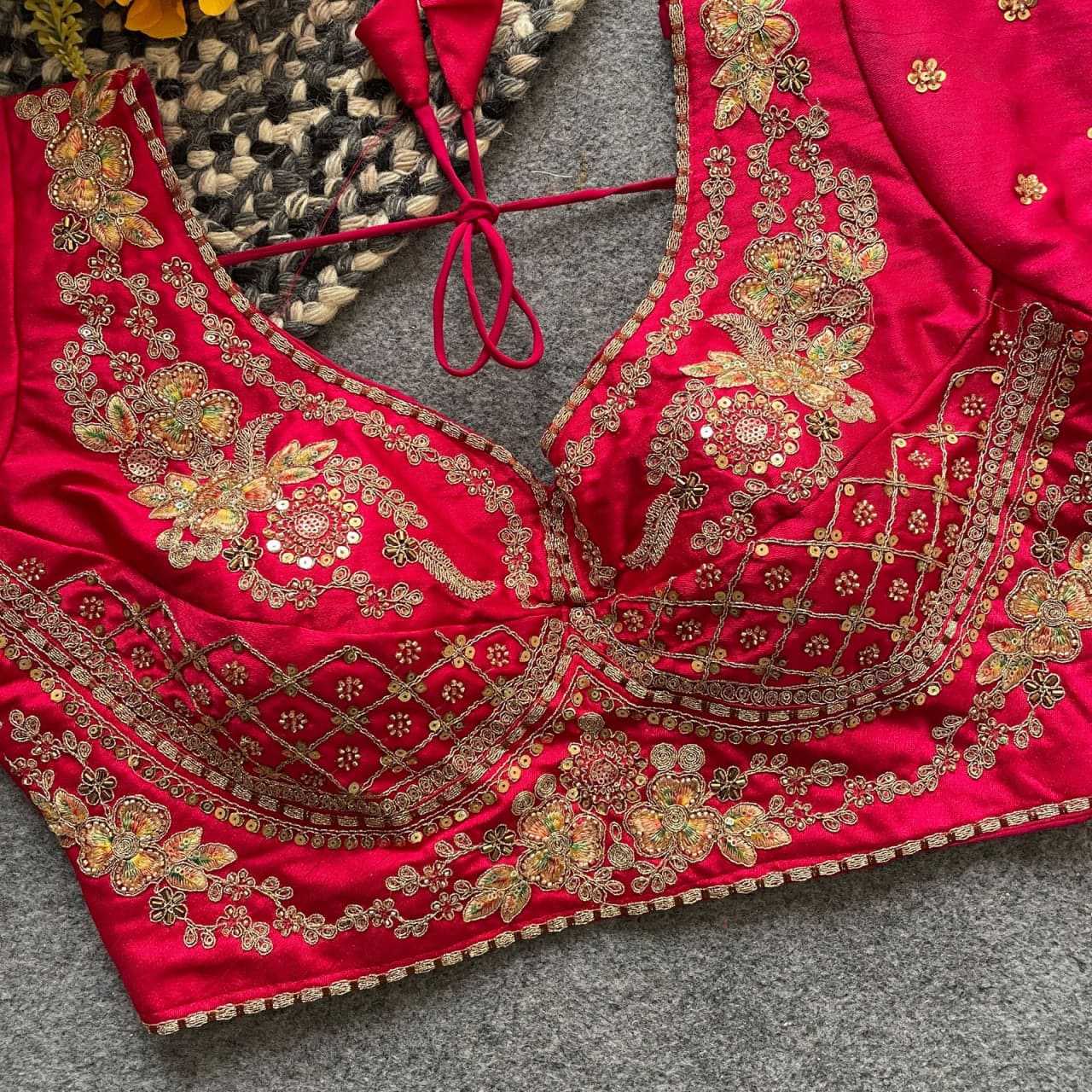 Ynf Italian Silk KESH426 228 Readymade Blouses Wedding Collections Festive Collections Wholesale Sequence Embroidery Blouse Party Wear Blouse Silk Blouse Manufacturer