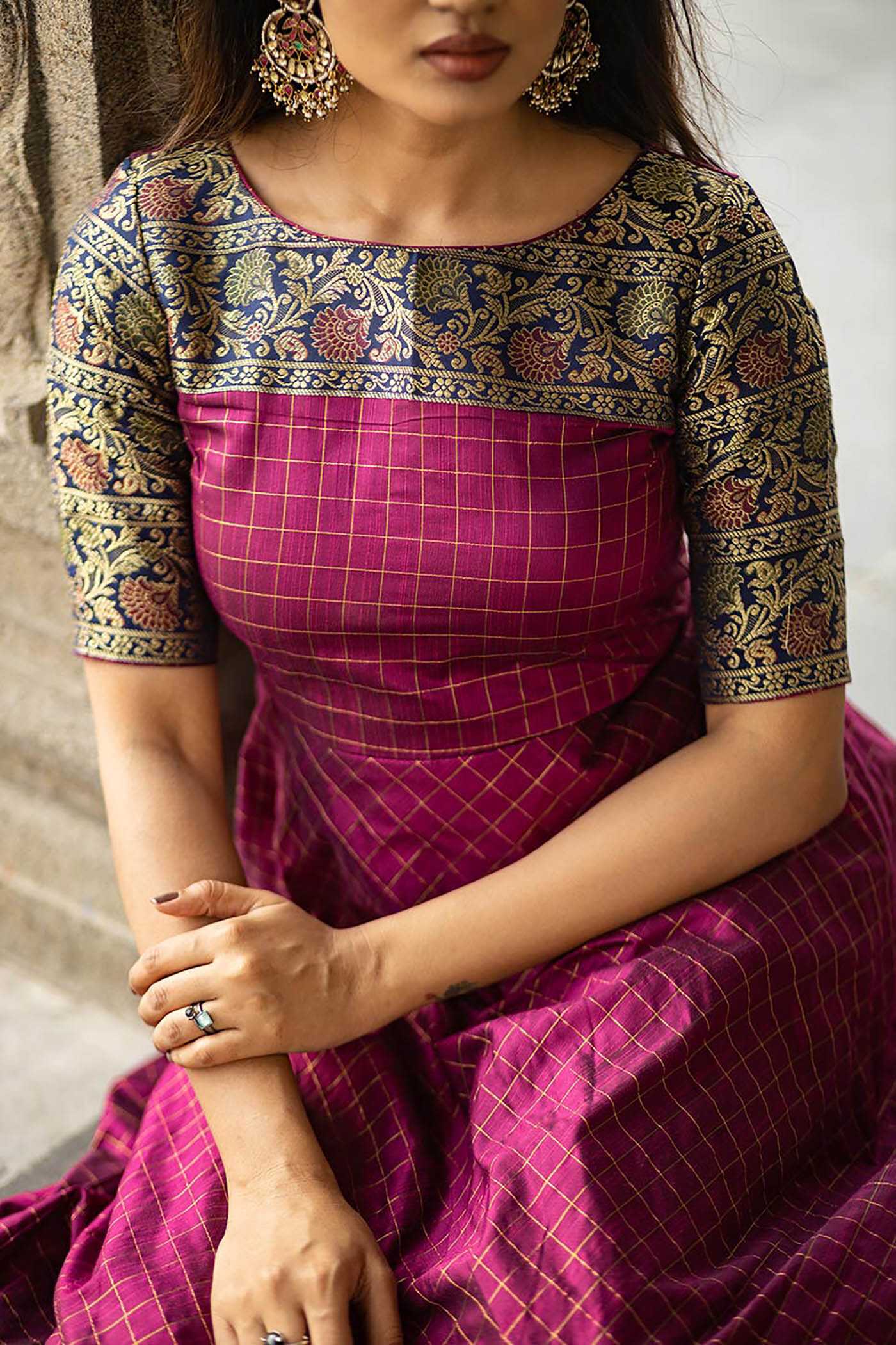 Ynf Jacquard KESH334 Kalash Gown Gowns Wholesale Fancy Gowns Embroidery Gowns Manufacturer