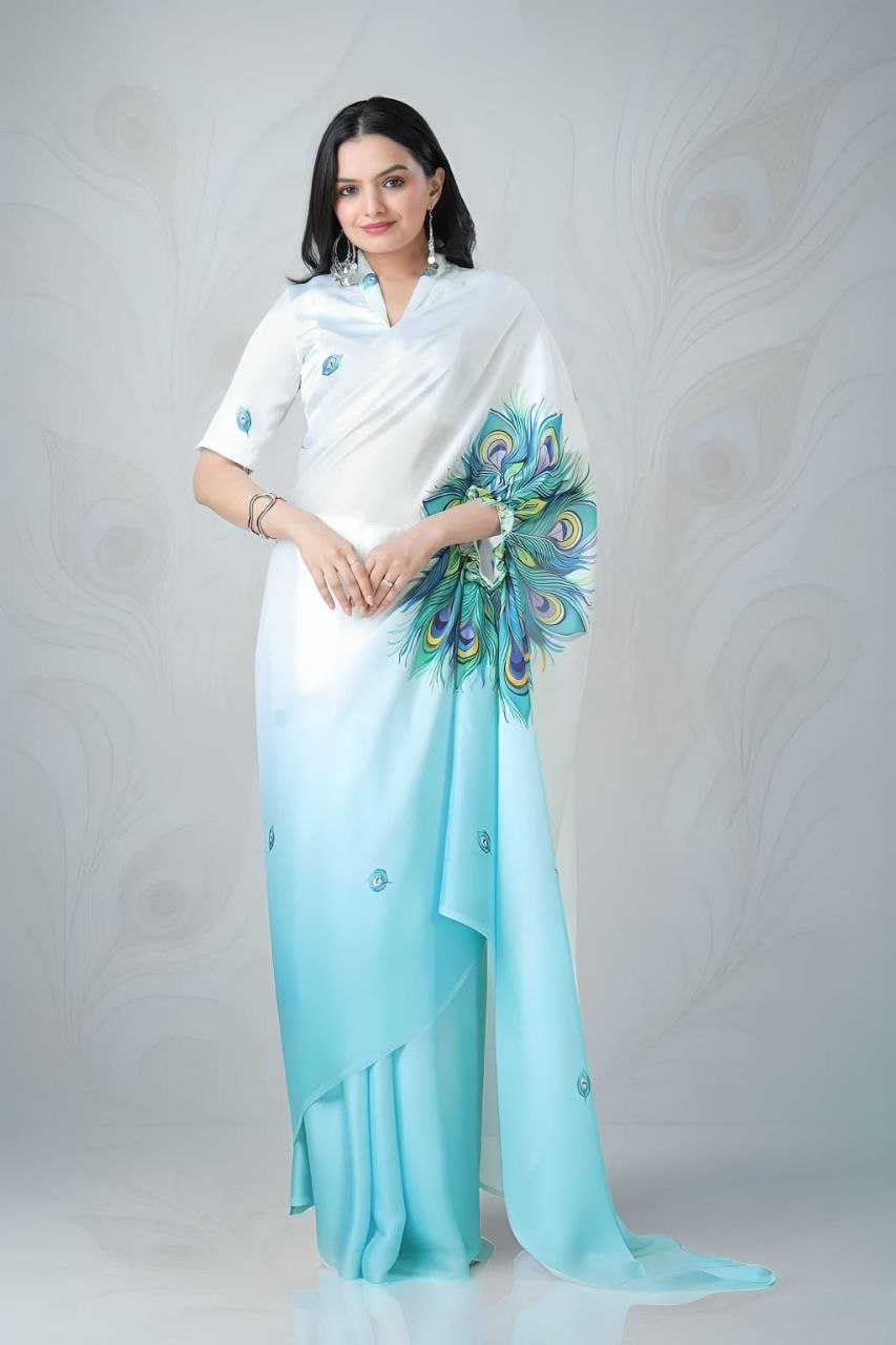 Ynf Japan Sartin RIN193 503 Sarees Wholesale Party Wear Sarees Fancy Sarees Manufacturer