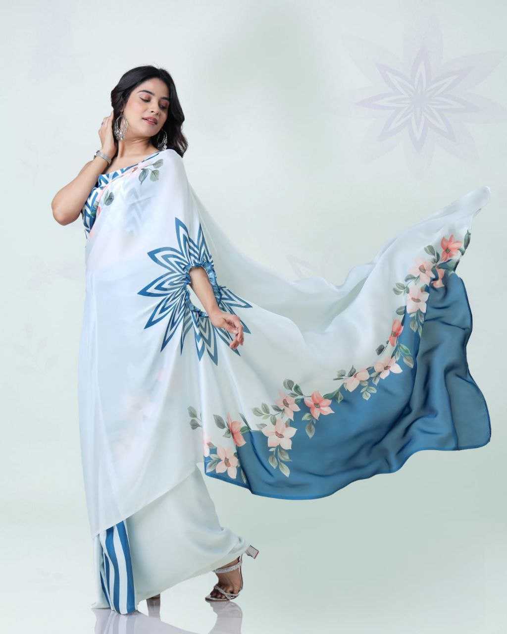 Ynf Japan Sartin RIN193 503 Sarees Wholesale Party Wear Sarees Fancy Sarees Manufacturer