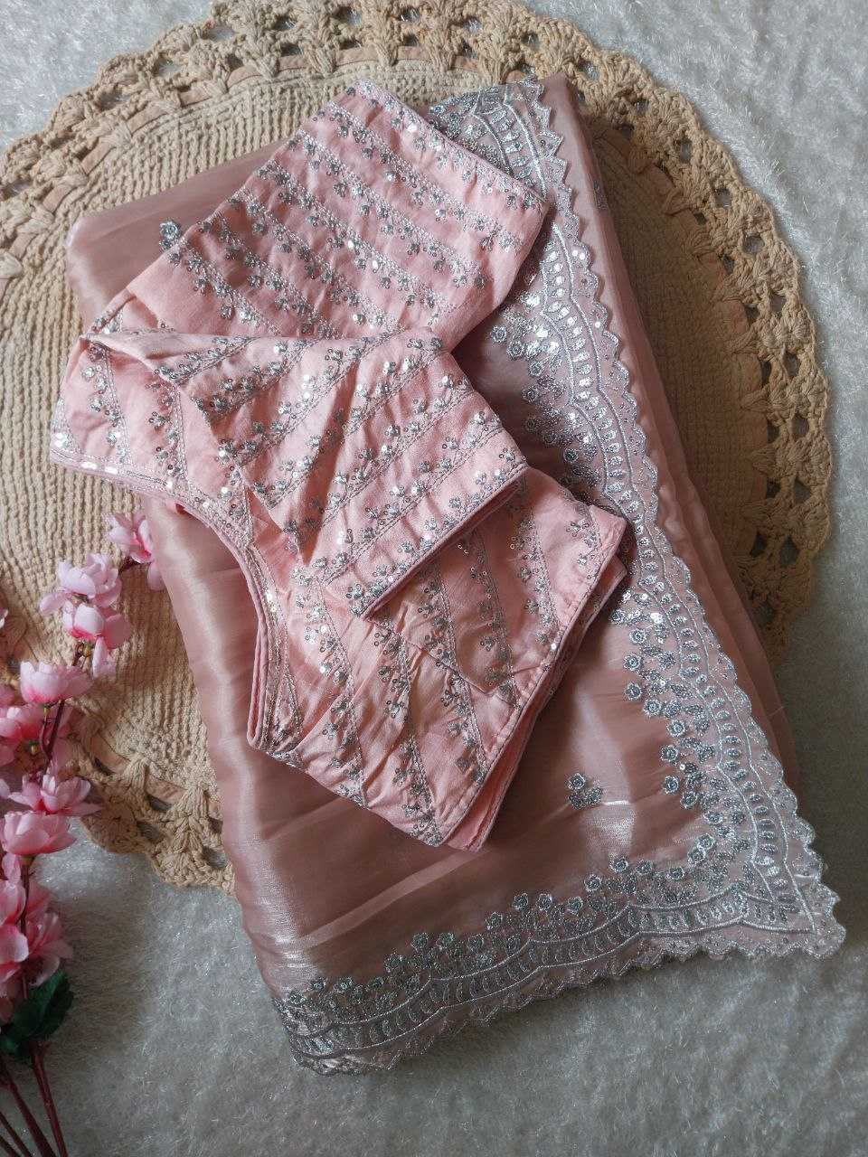Ynf Jimmy Choo RIN171 Sitara Sarees Wholesale Jimmy Choo Sarees Party Wear Sarees Cutwork Saree Manufacturer