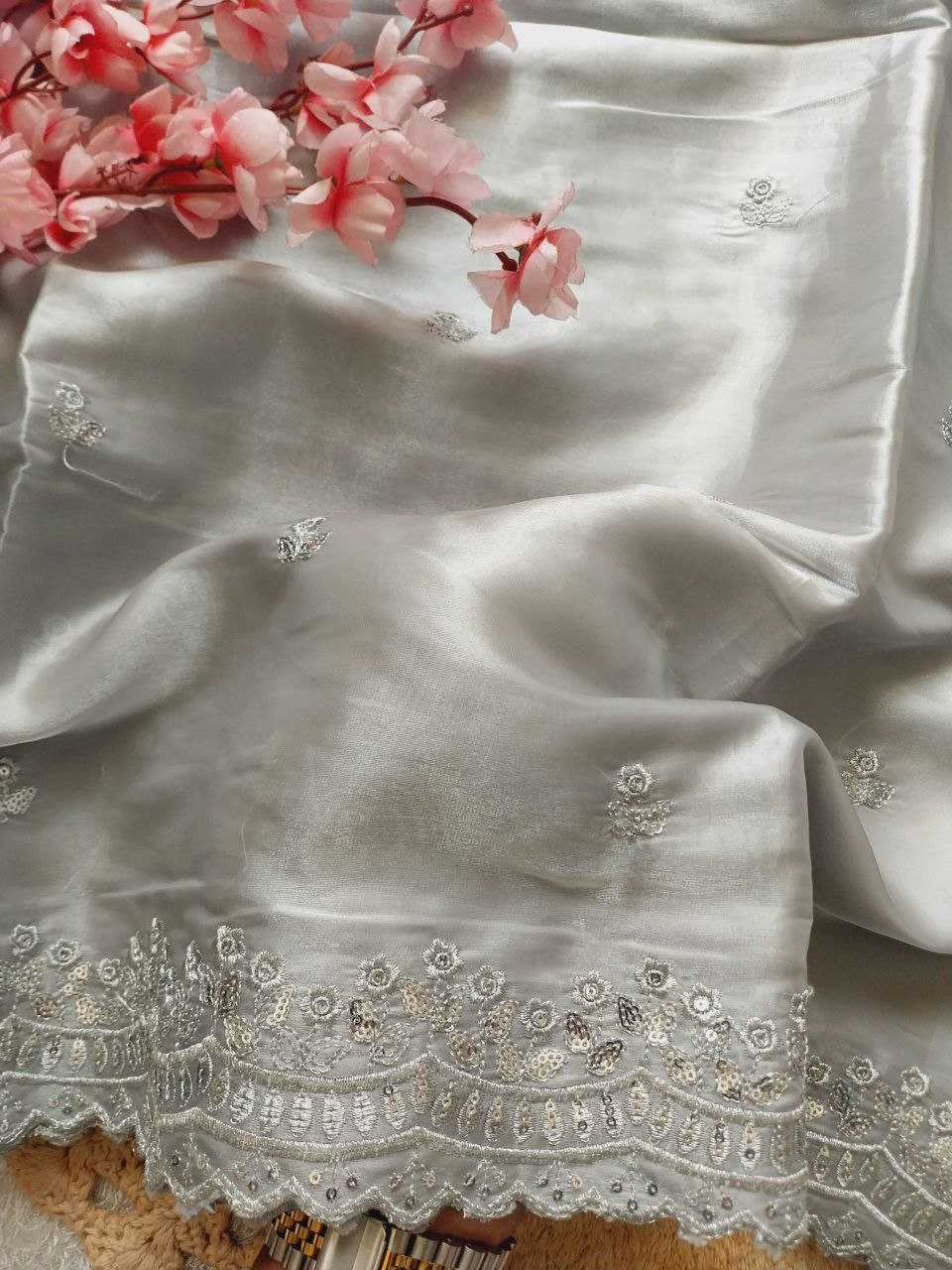 Ynf Jimmy Choo RIN171 Sitara Sarees Wholesale Jimmy Choo Sarees Party Wear Sarees Cutwork Saree Manufacturer