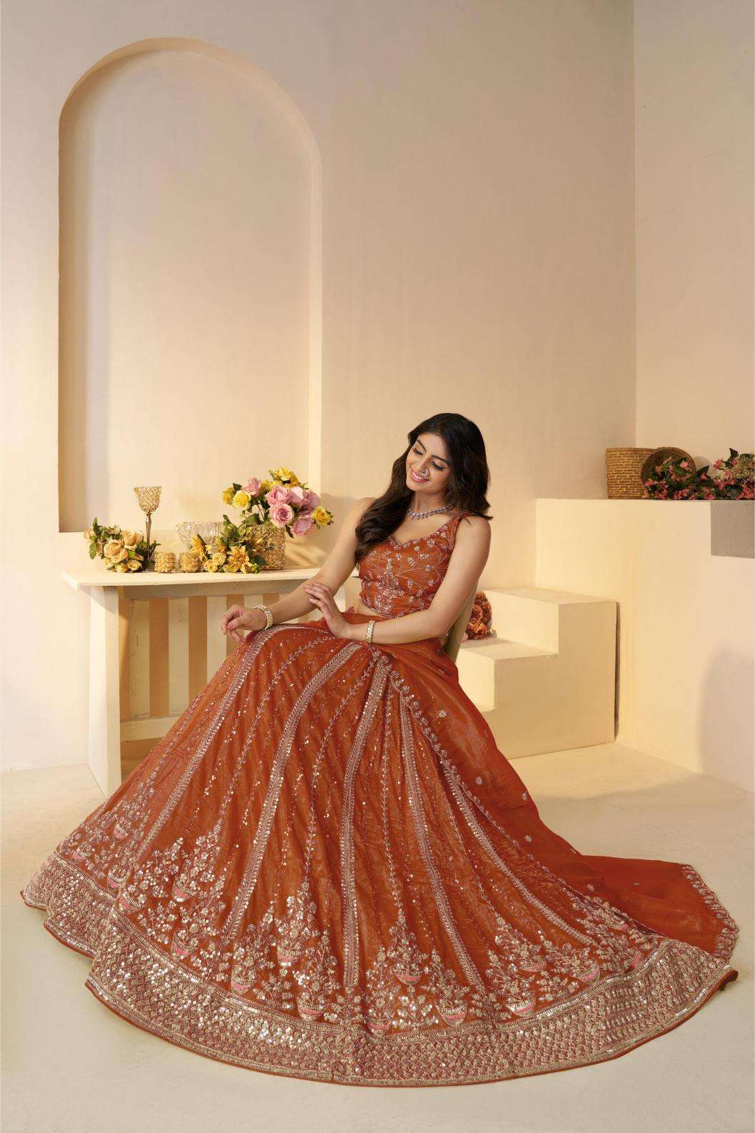 Ynf Jimmy Choo RIN230 44 Lehengas Wholesale Designer Lehenga Fancy Lehenga Embroidered Lehenga Manufacturer