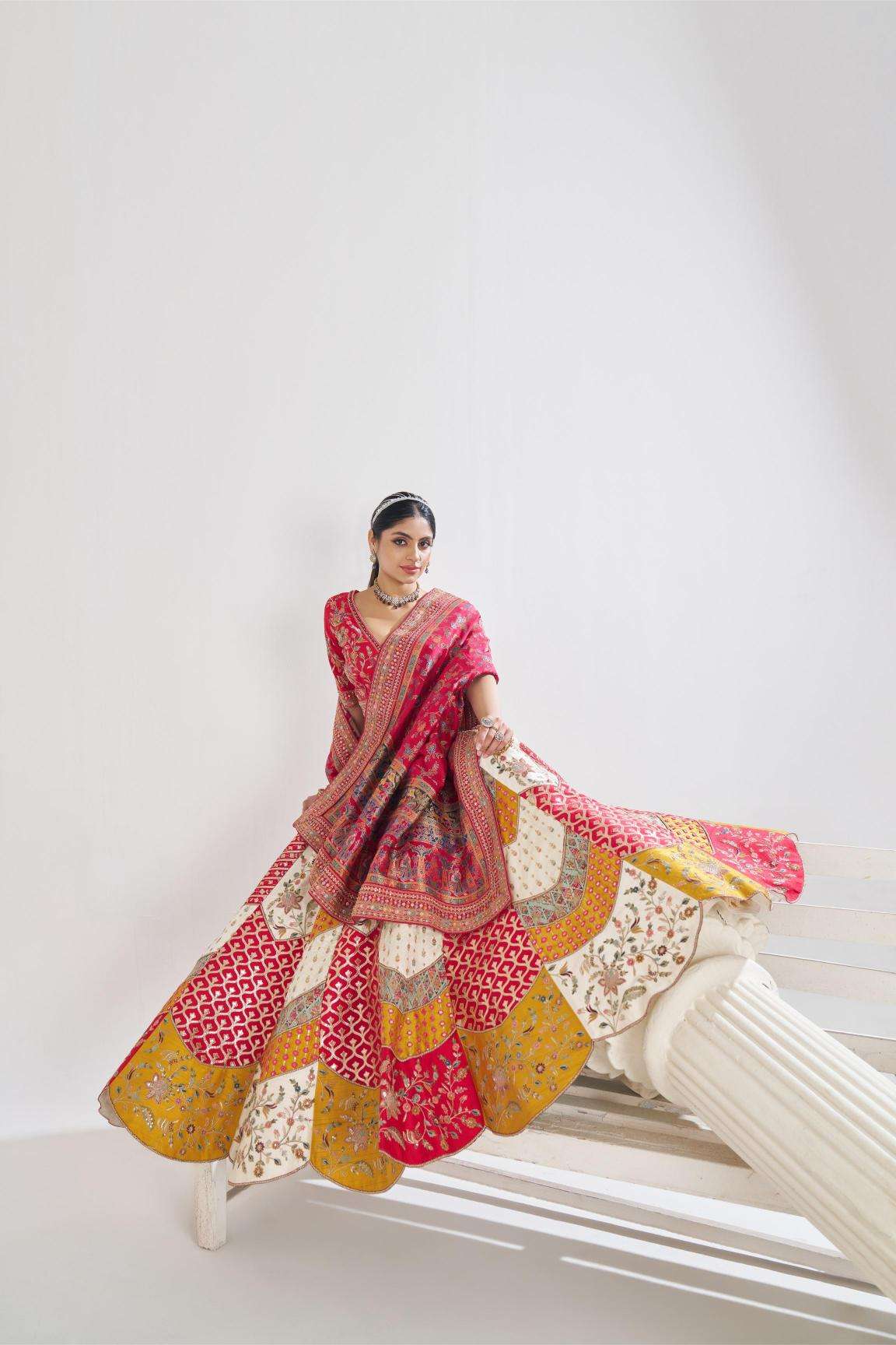 Ynf Jimmy Choo RIN230 44 Lehengas Wholesale Designer Lehenga Fancy Lehenga Embroidered Lehenga Manufacturer