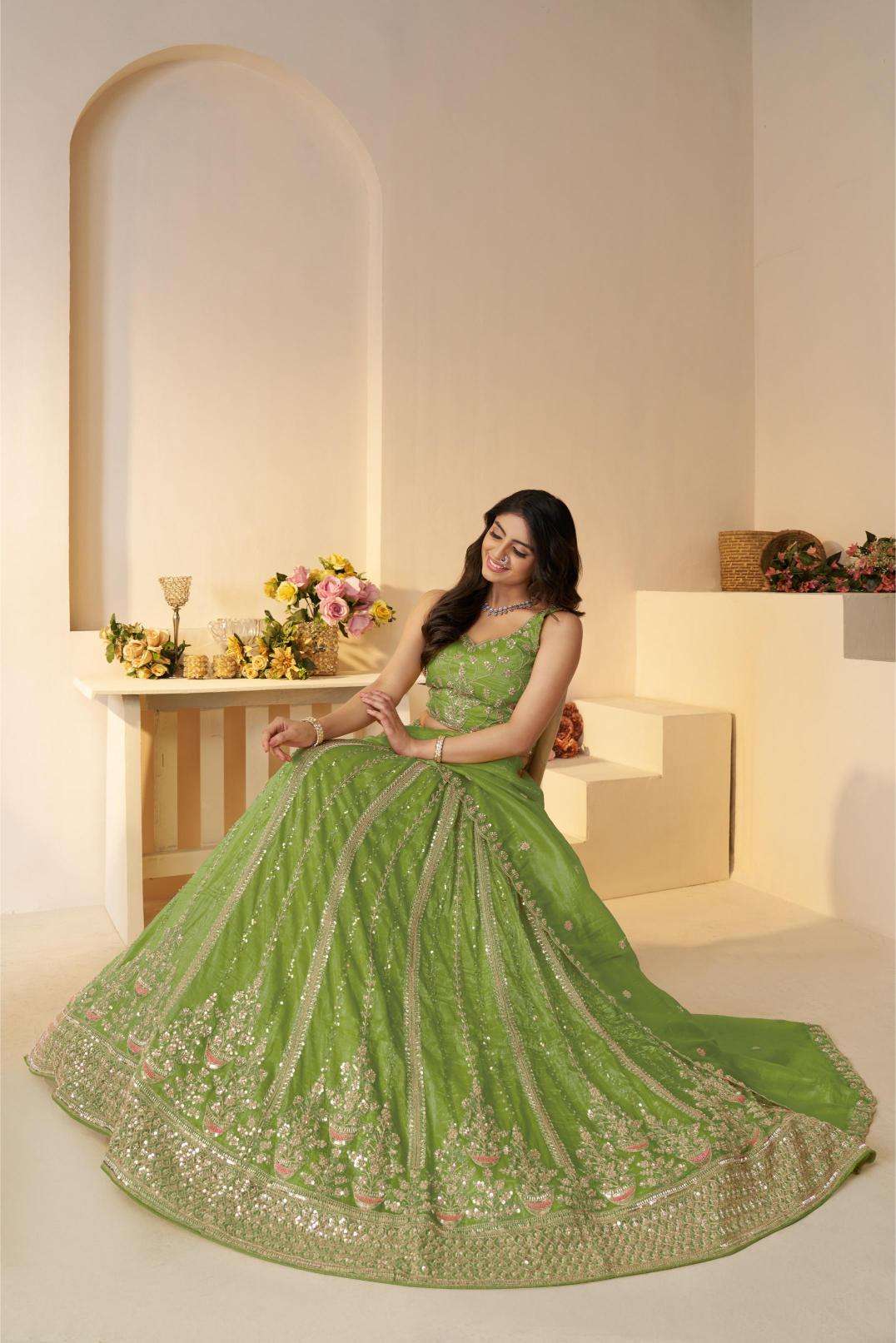Ynf Jimmy Choo RIN230 44 Lehengas Wholesale Designer Lehenga Fancy Lehenga Embroidered Lehenga Manufacturer