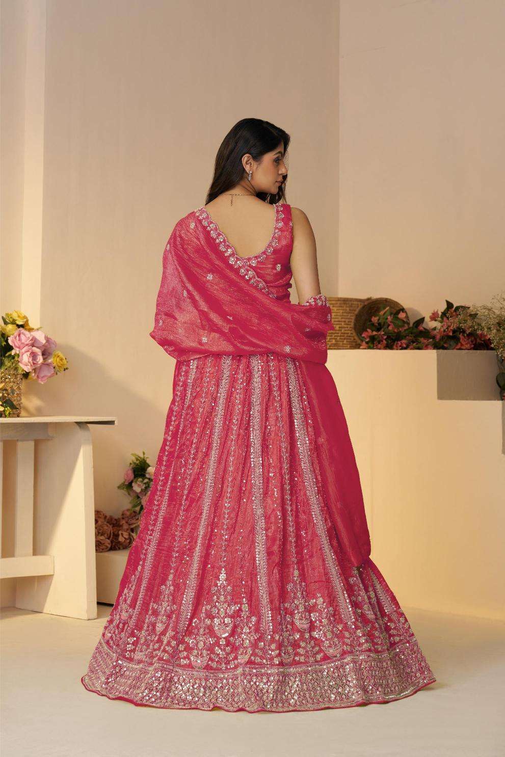 Ynf Jimmy Choo RIN230 44 Lehengas Wholesale Designer Lehenga Fancy Lehenga Embroidered Lehenga Manufacturer